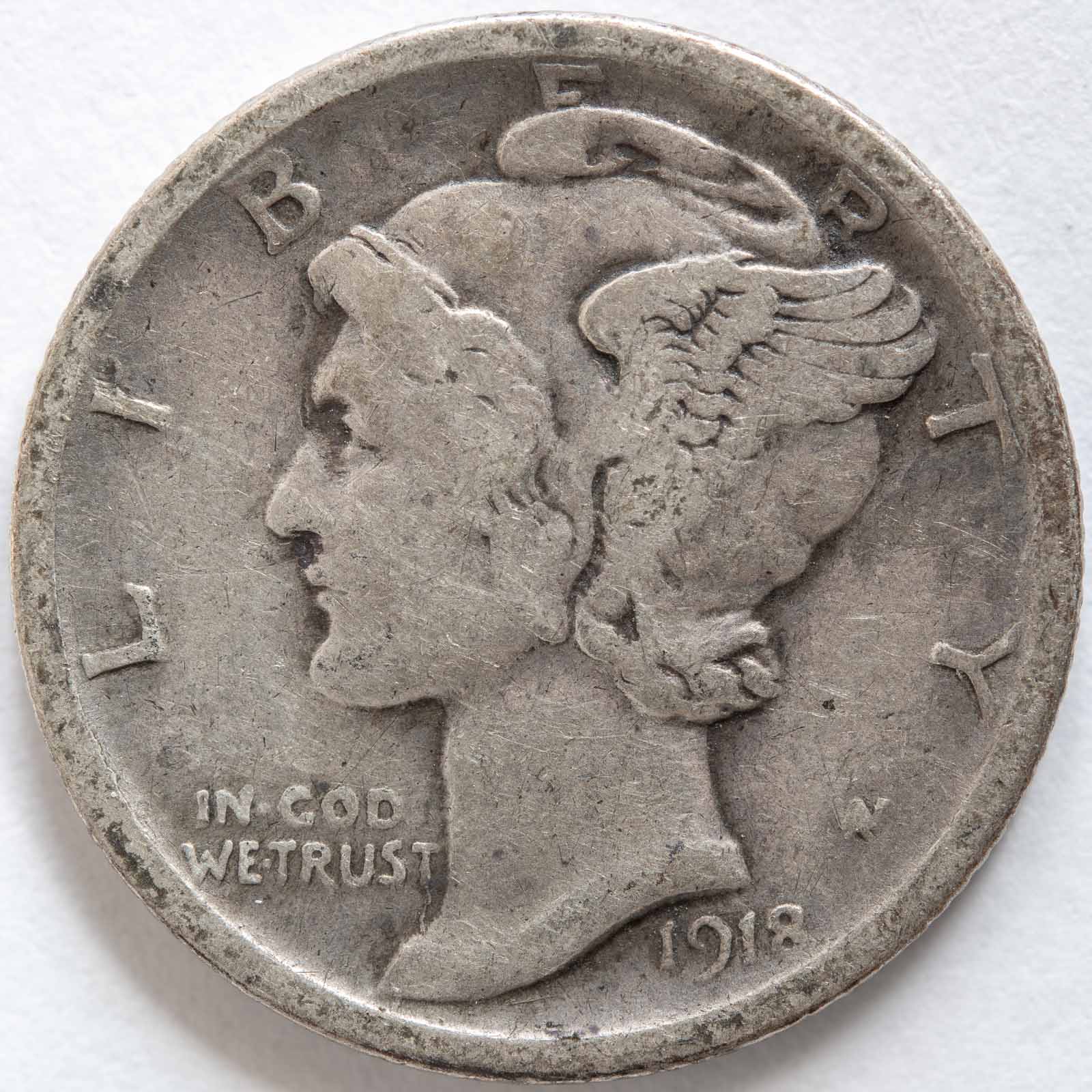 WW1-&-WW2-Era-Mercury-Dimes