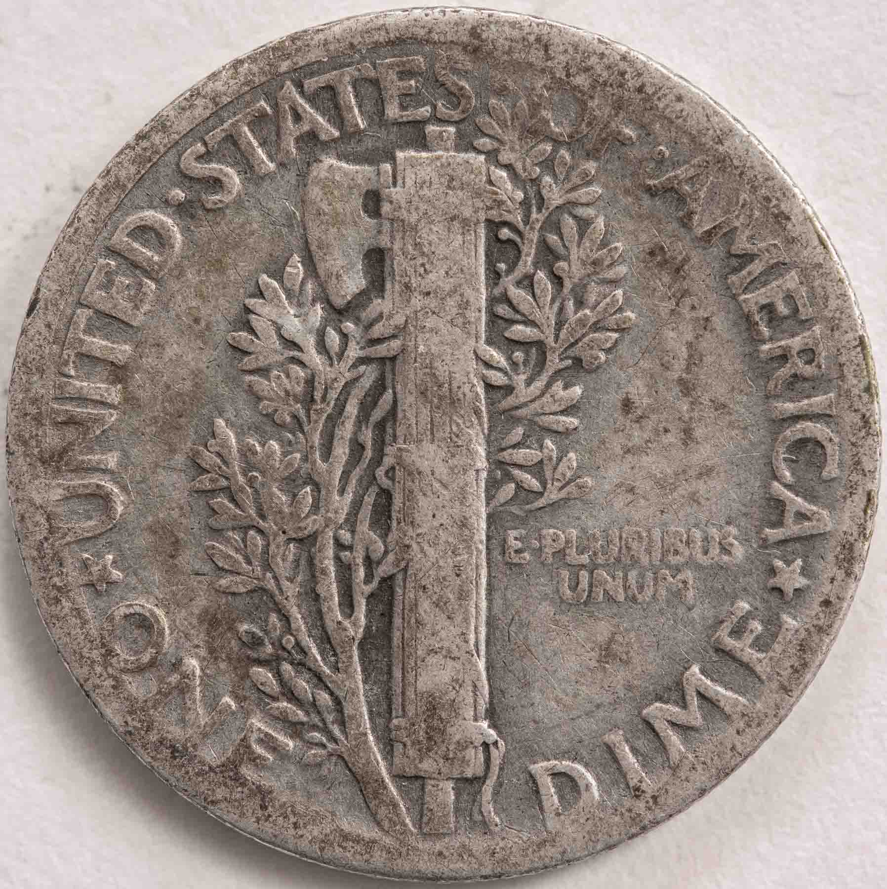 WW1-&-WW2-Era-Mercury-Dimes