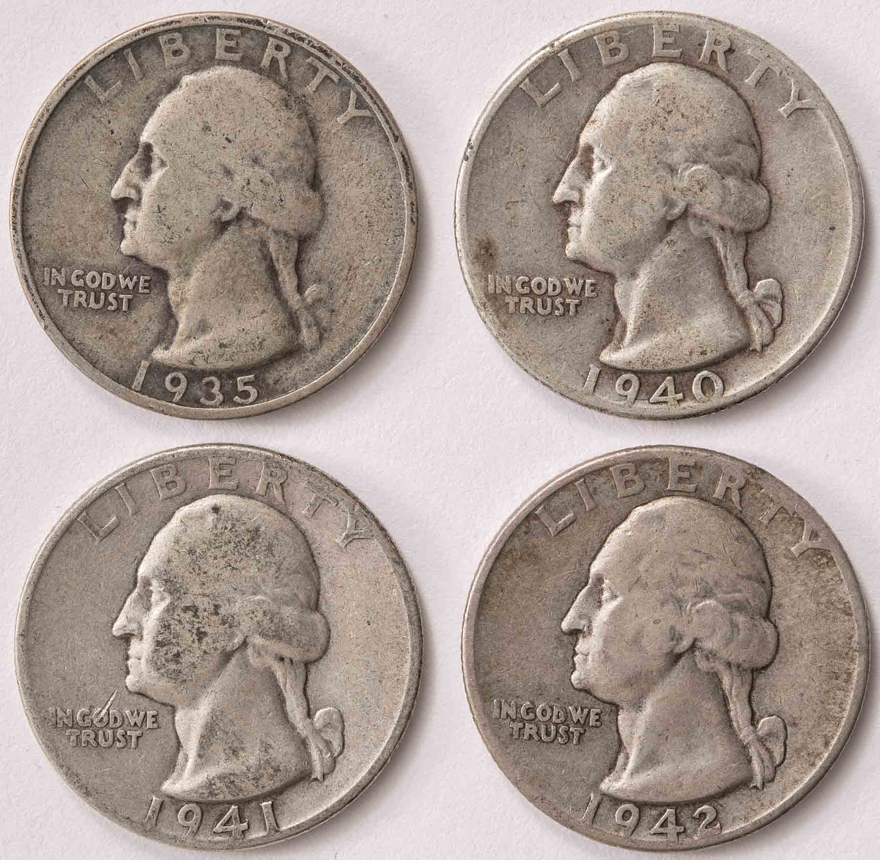 Some-Washington-Quarters-From-The-30-40s