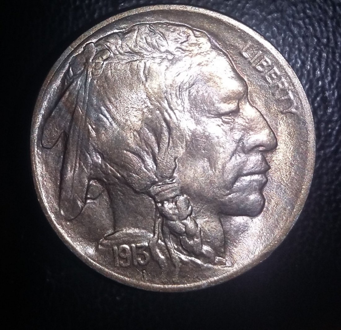 For-Grading-A-1913-Type-1-Buffalo,-Odd-Toning-From-Old-Coin-Flip