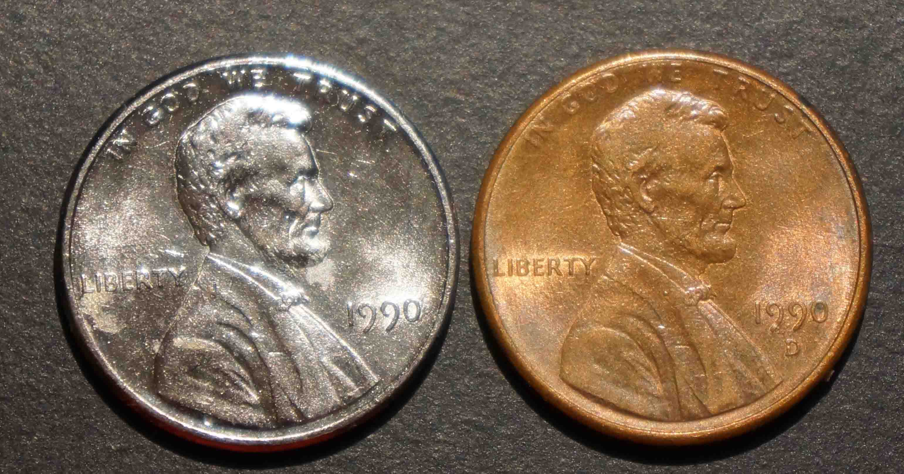 1990-Lincoln-Penny-Silver-In-Color