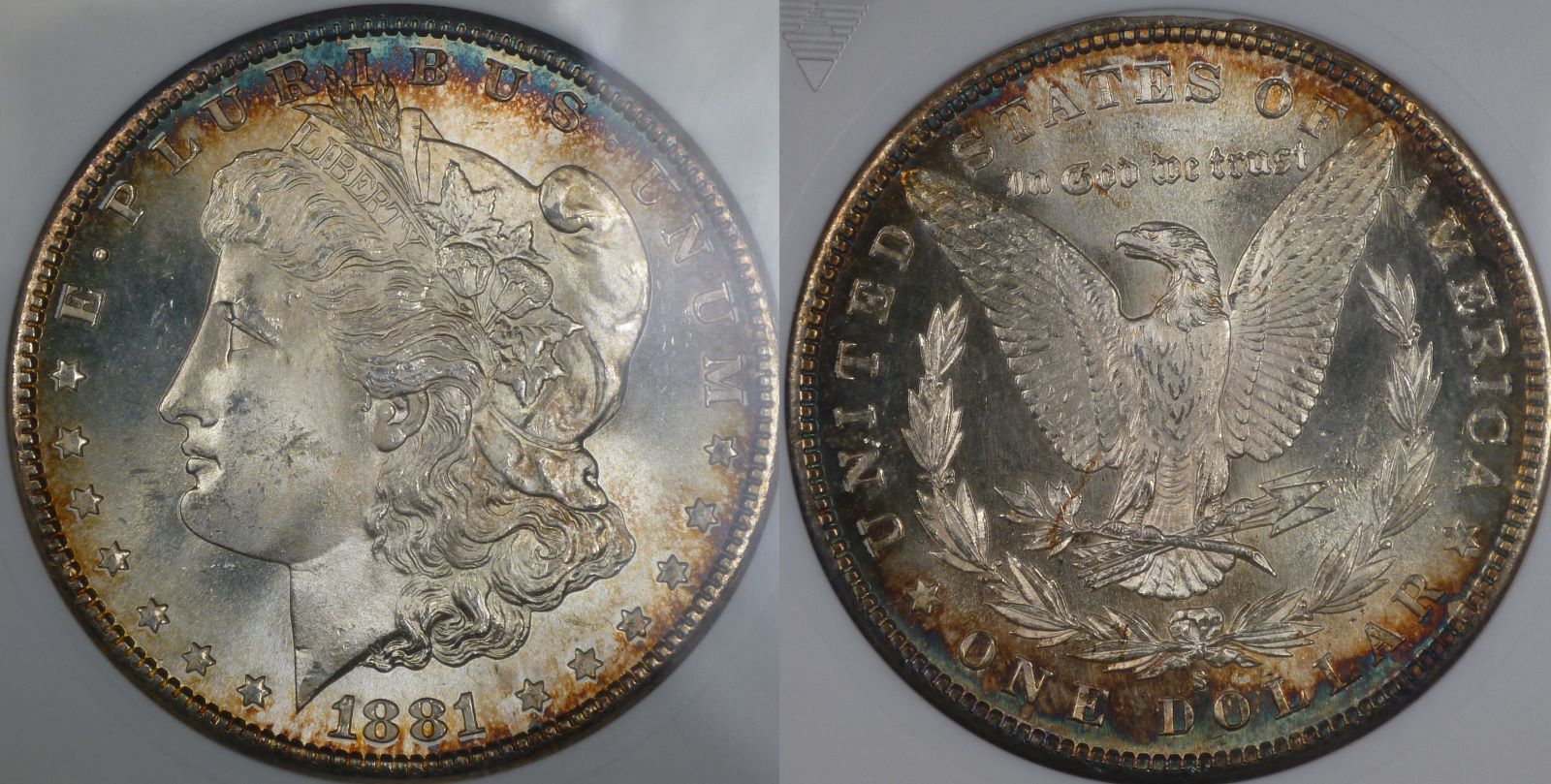 An-1881-S-Morgan-Dollar-Graded-MS-64-By-ANACS.-I-Think-It's-A-VAM-70?