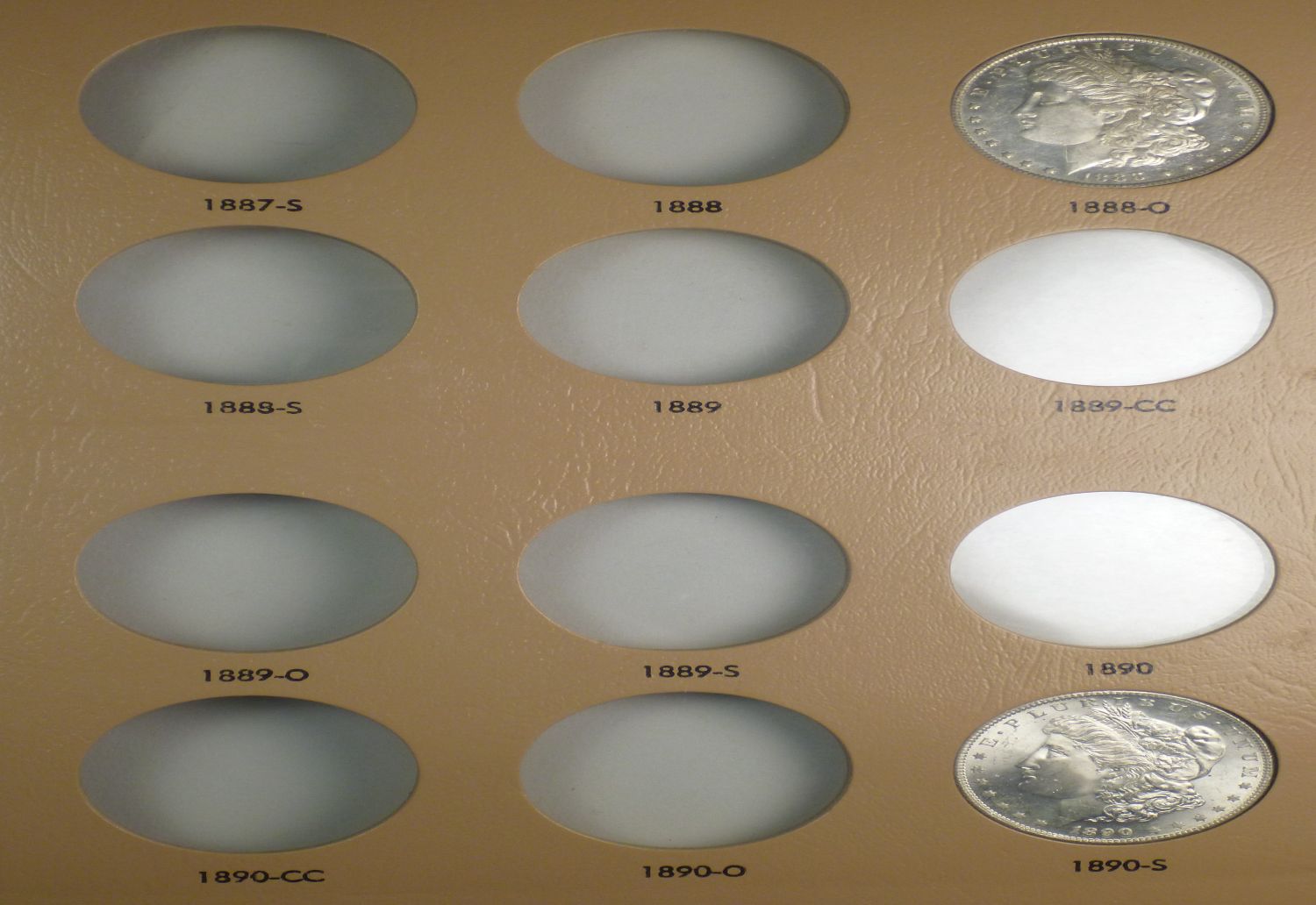 My-Complete-Dansco-7178/7179-Morgan-Dollar-Date-And-Mint-Mark-Set-Goal.