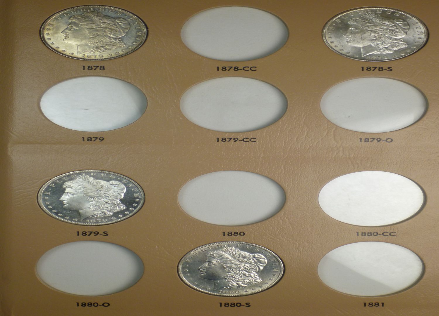 My-Complete-Dansco-7178/7179-Morgan-Dollar-Date-And-Mint-Mark-Set-Goal.