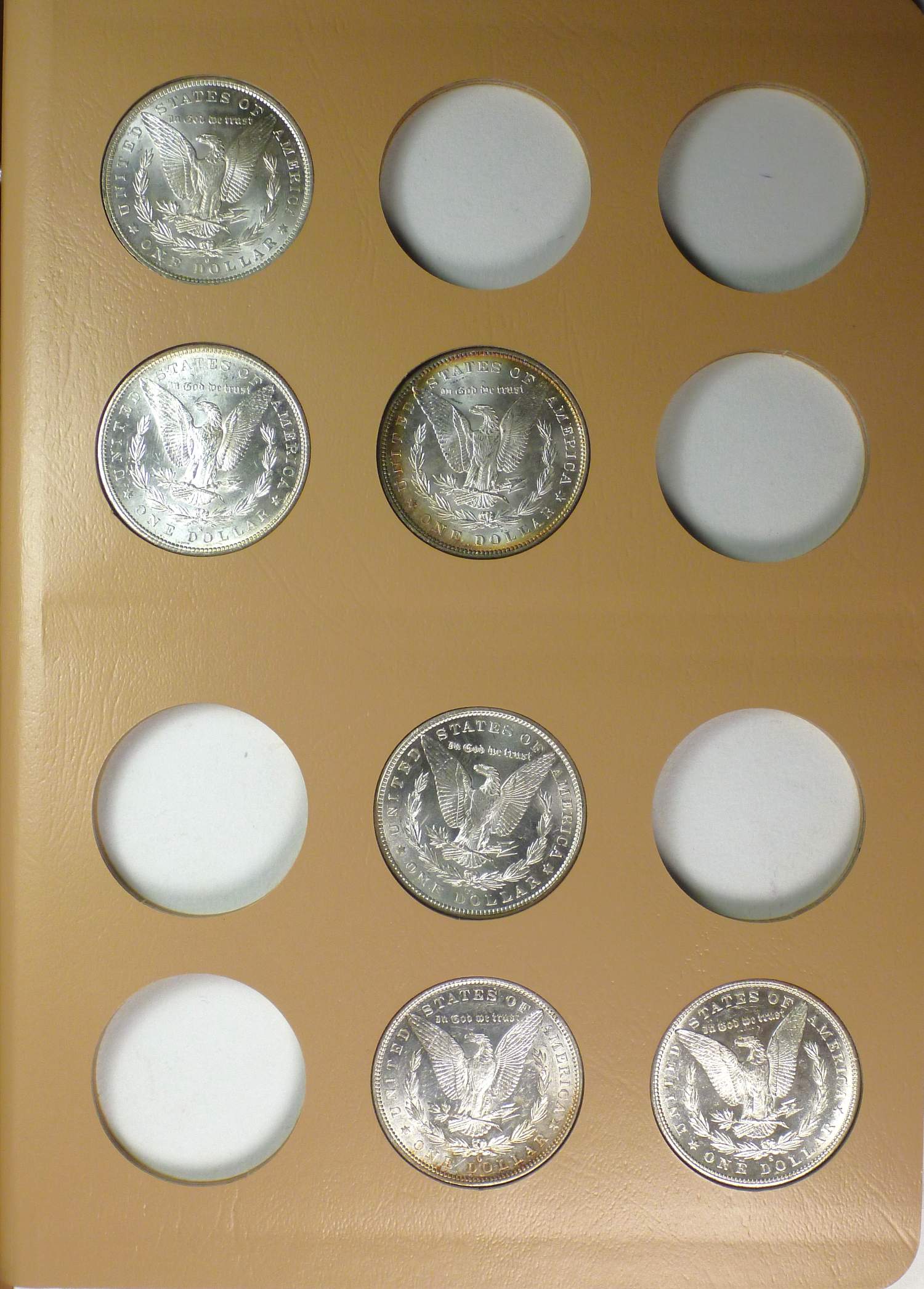 My-Complete-Dansco-7178/7179-Morgan-Dollar-Date-And-Mint-Mark-Set-Goal.