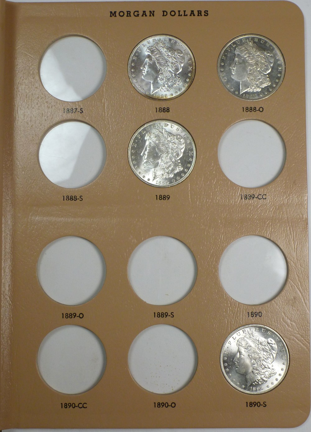 My-Complete-Dansco-7178/7179-Morgan-Dollar-Date-And-Mint-Mark-Set-Goal.
