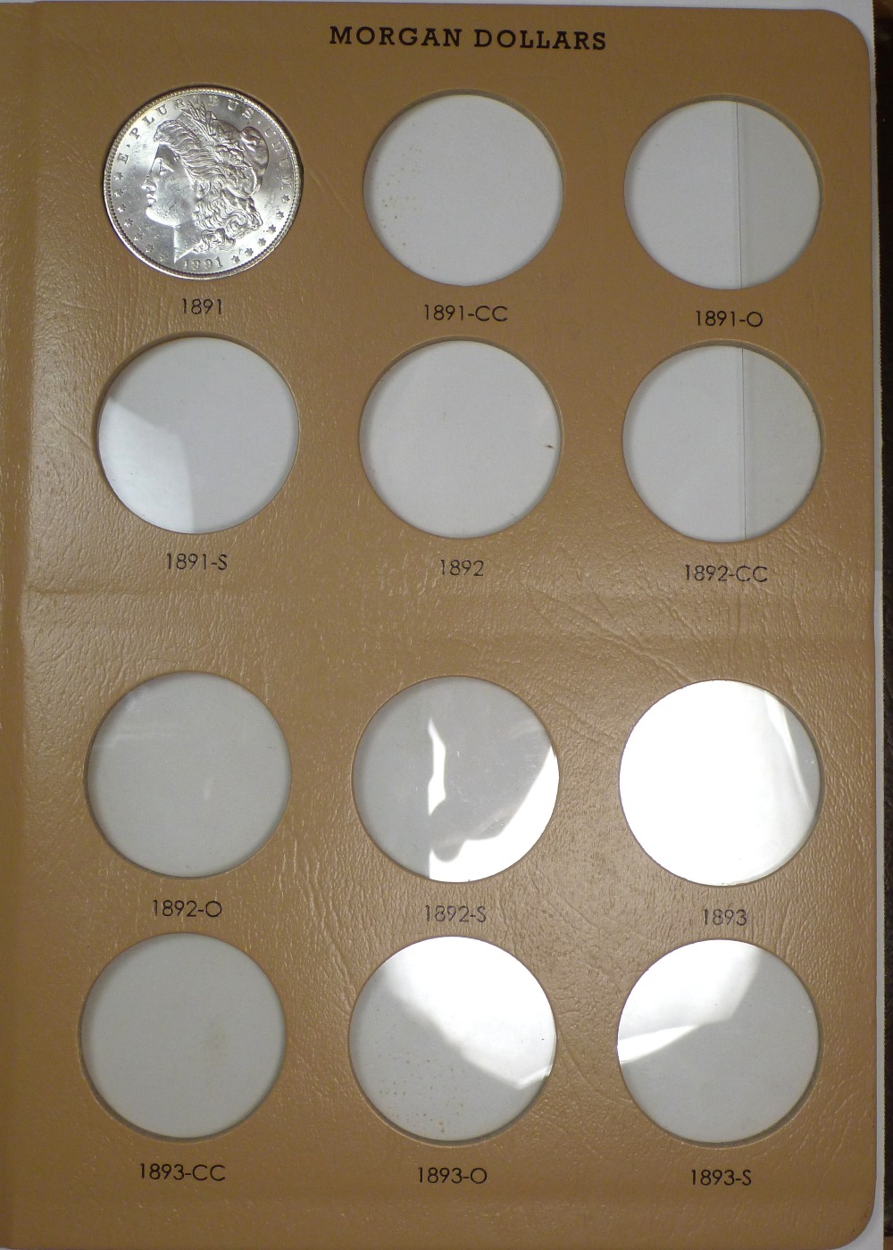 My-Complete-Dansco-7178/7179-Morgan-Dollar-Date-And-Mint-Mark-Set-Goal.