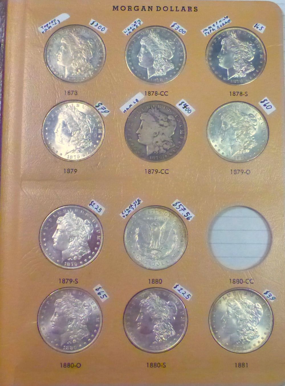 My-Complete-Dansco-7178/7179-Morgan-Dollar-Date-And-Mint-Mark-Set-Goal.