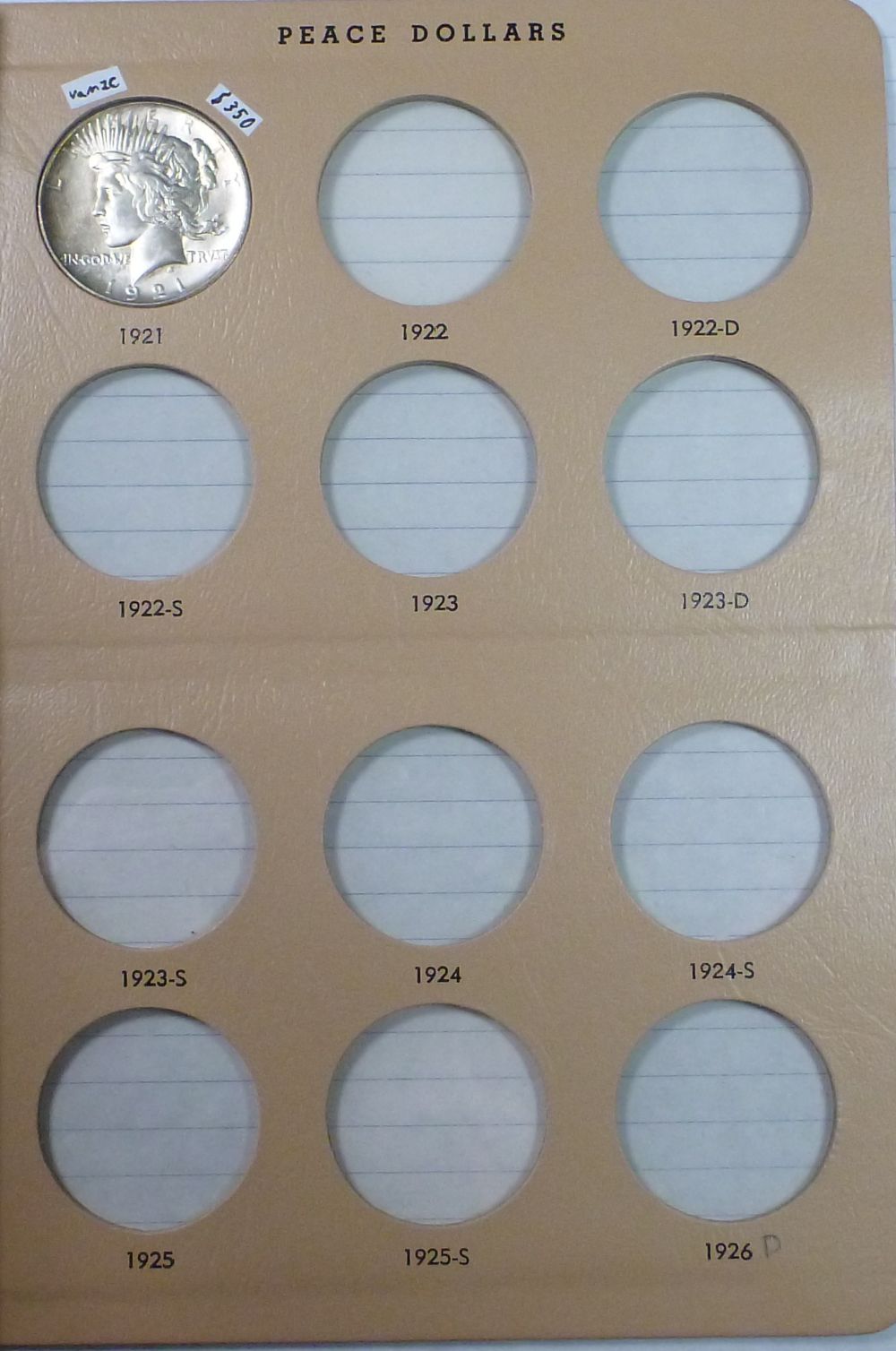My-Complete-Dansco-7178/7179-Morgan-Dollar-Date-And-Mint-Mark-Set-Goal.
