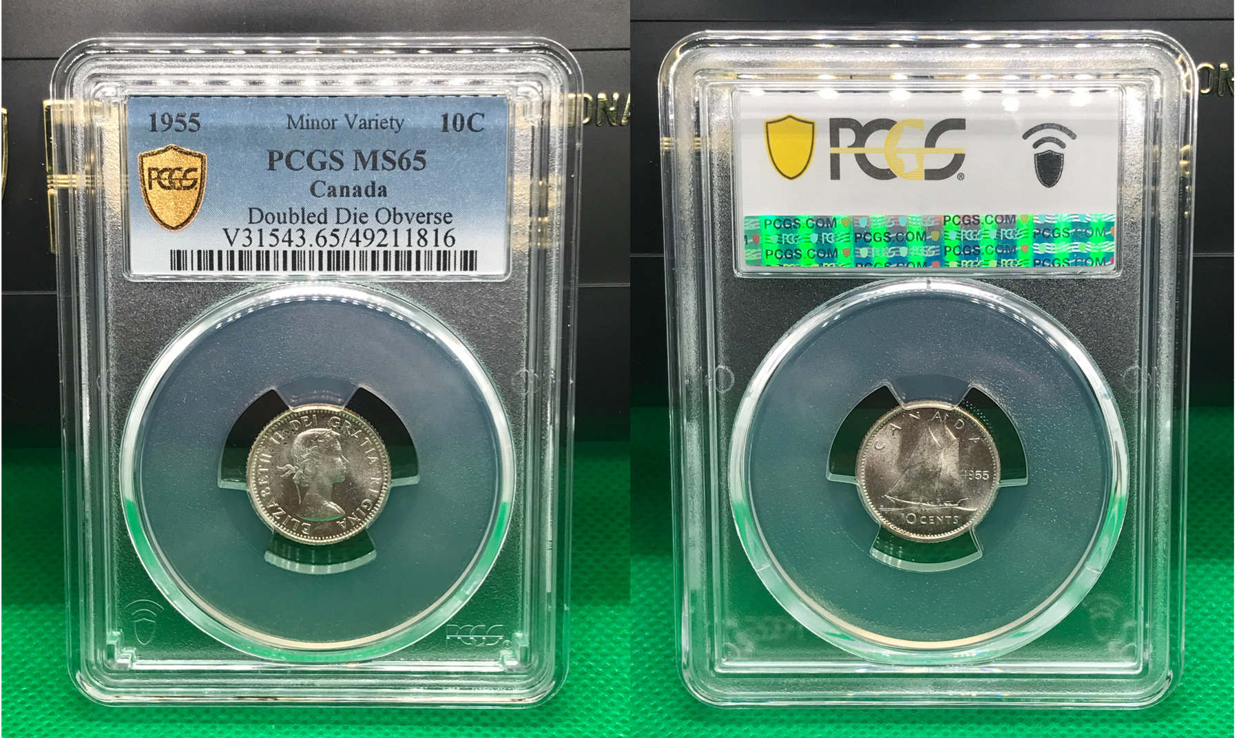 1955-10c-Doubled-Die-Obverse-PCGS-Attributed-And-Graded-MS-65