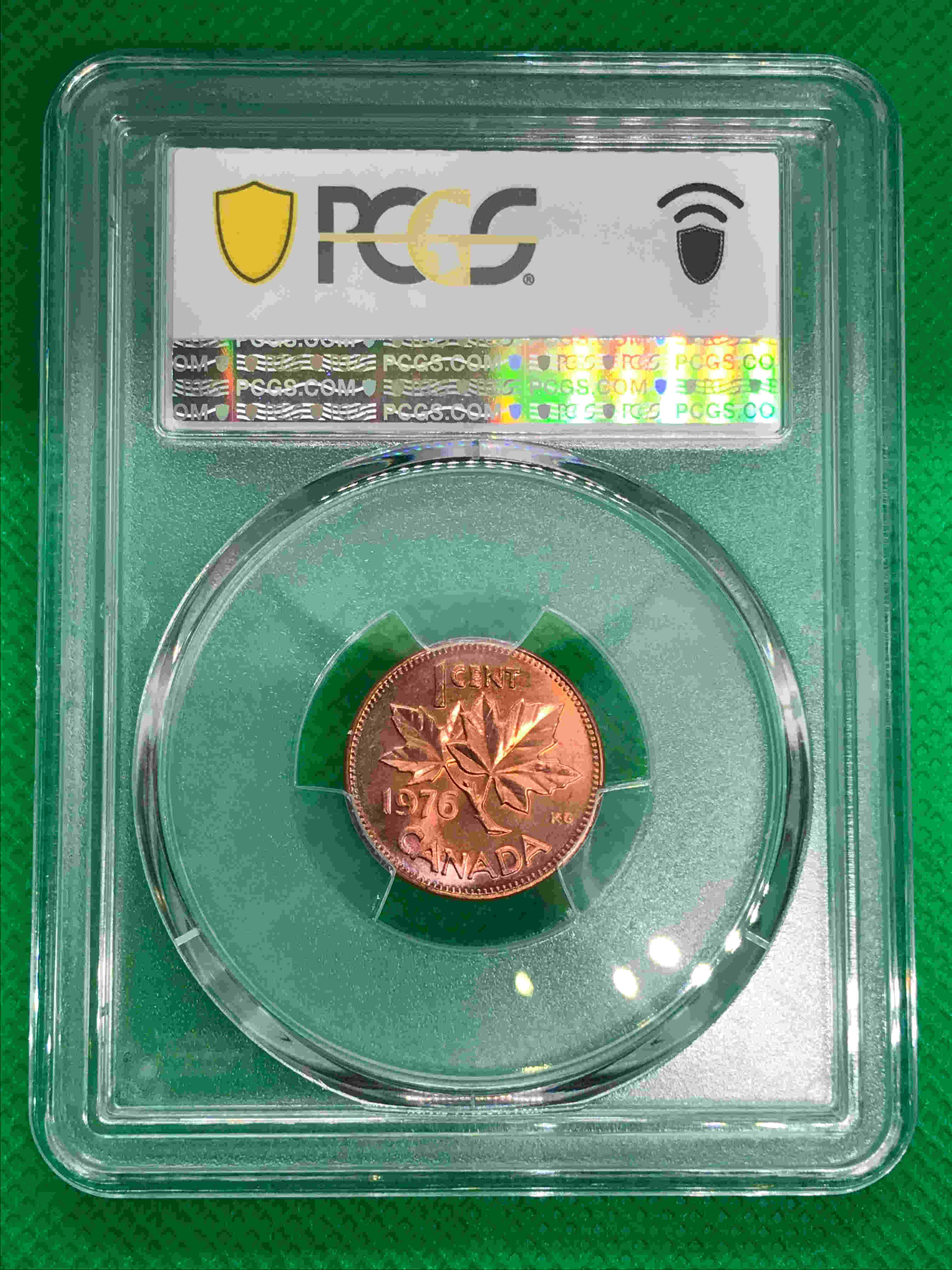 1976-1c-Struck-On-3.1g-Barbados-Planchet-PCGS-MS-64RD