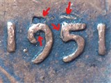 One-Cent-1951-Machine-Defects?