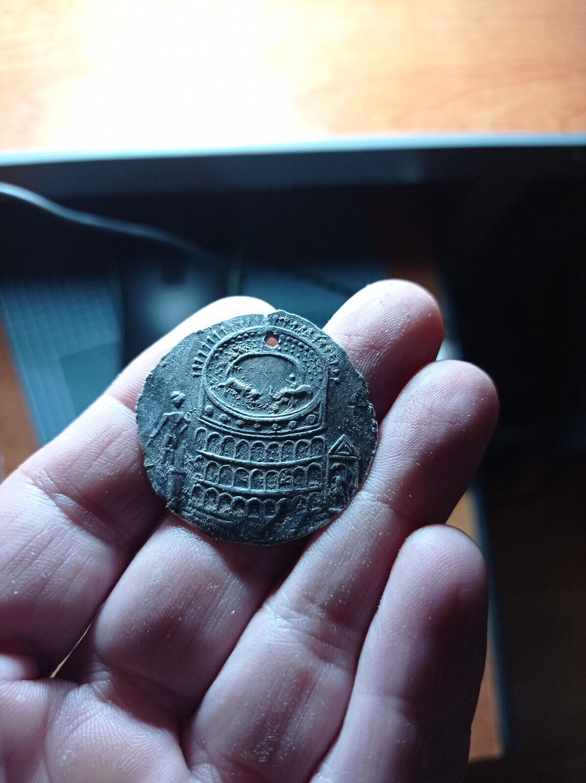 Authentic-Silver-Roman-Medallion-?