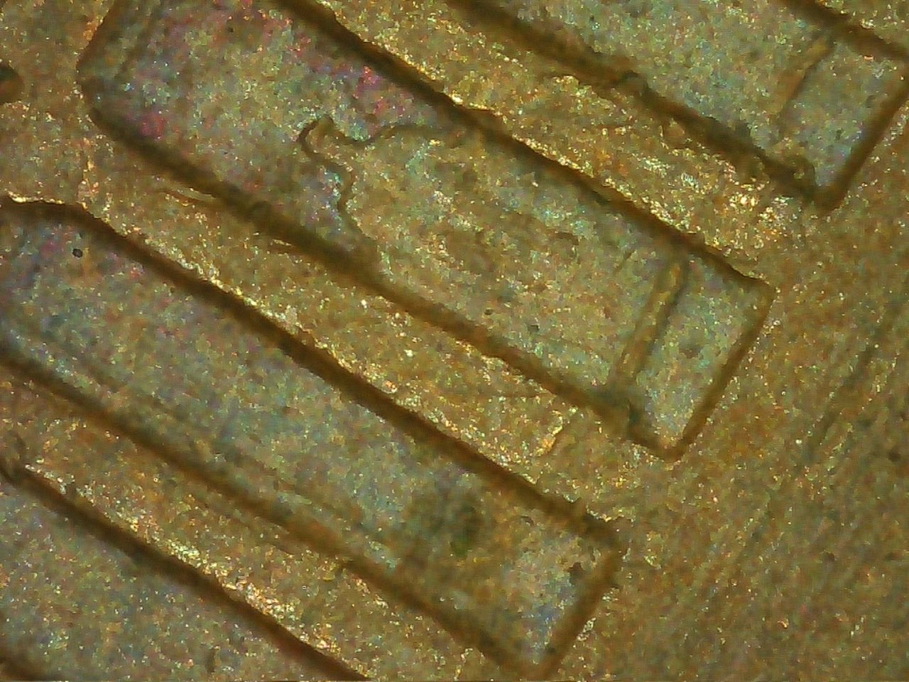 1965-Lincoln-Cent,-Curious-Feature-On-Reverse