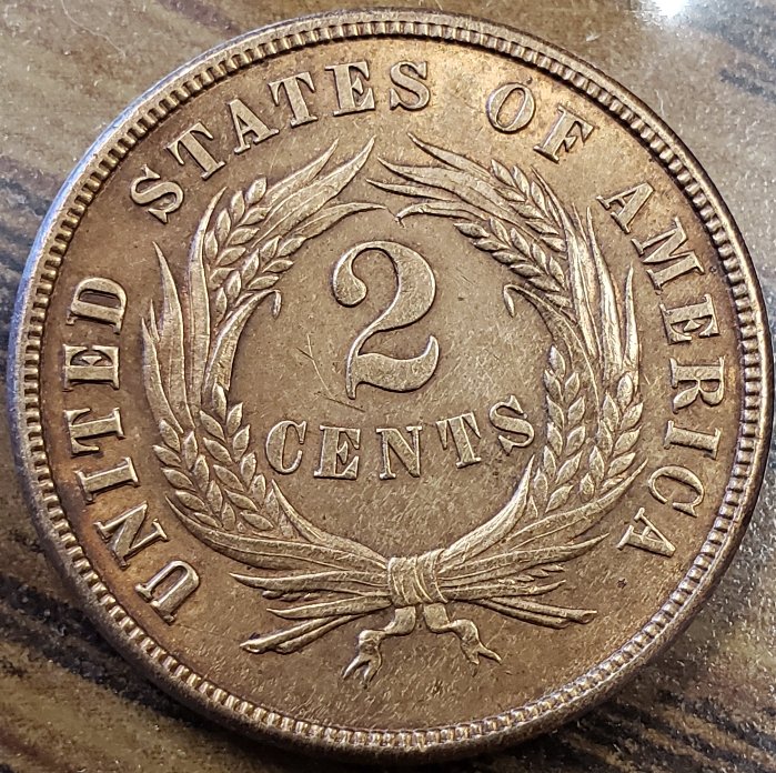 1871-2c-For-Grading,-Latest-Acquisition,-Oldest-Coin-I-Have-Now!