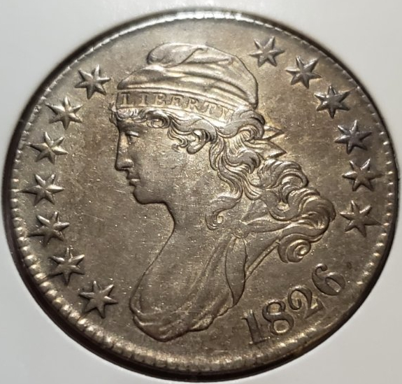 1826-Capped-Bust-Half-For-Grading,-Value-Please