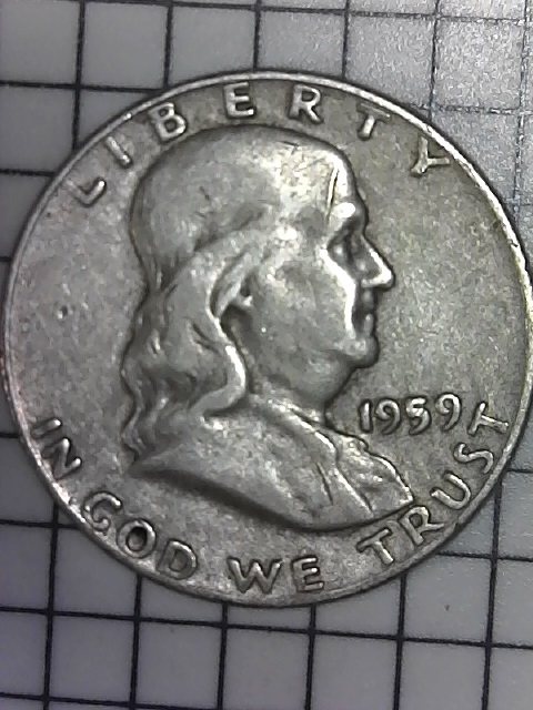 Underweight-1959-Franklin-Half-Dollar.