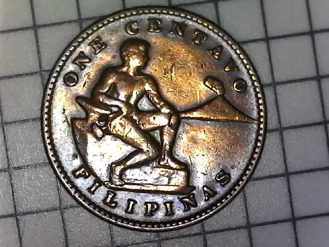 1931-M,-One-Centavo-Philippine-Coin-Under-US-For-Grading
