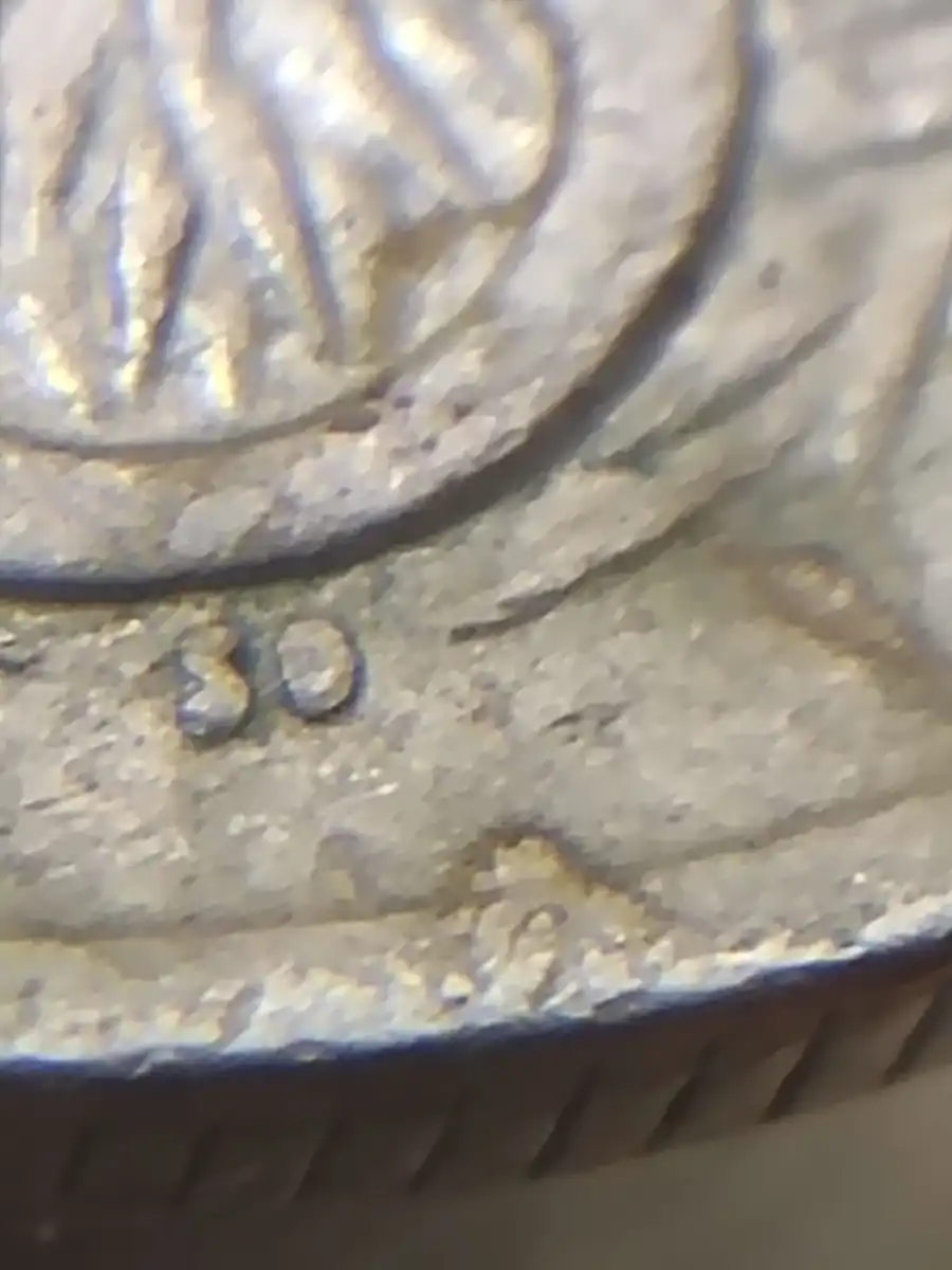 1975-5-Cent-Coin-With-Multiple-Blobs