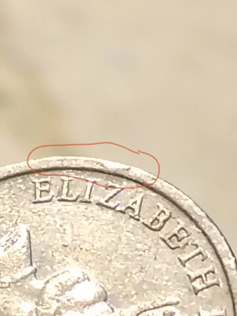 1989-Australian-5-Cent-Coin-With-Double-Stamping-On-The-Spine