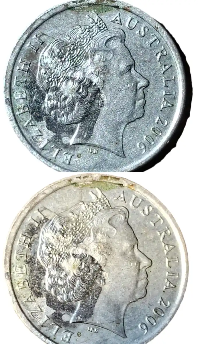2006-Five-Cent-Coin-With-Multiple-Cracks