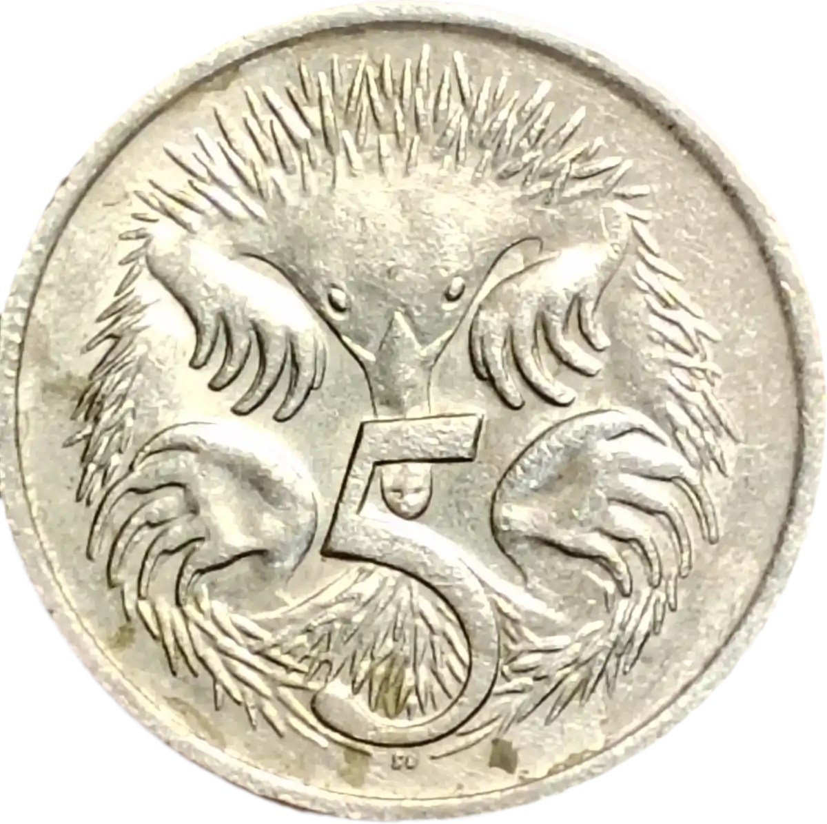 1973-5c-Misaligned-Coin