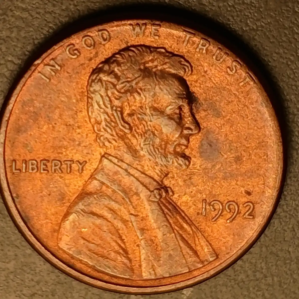 1992-Lincoln-Memorial-Cent-Weak-Strike,-Doubling,-Mad.