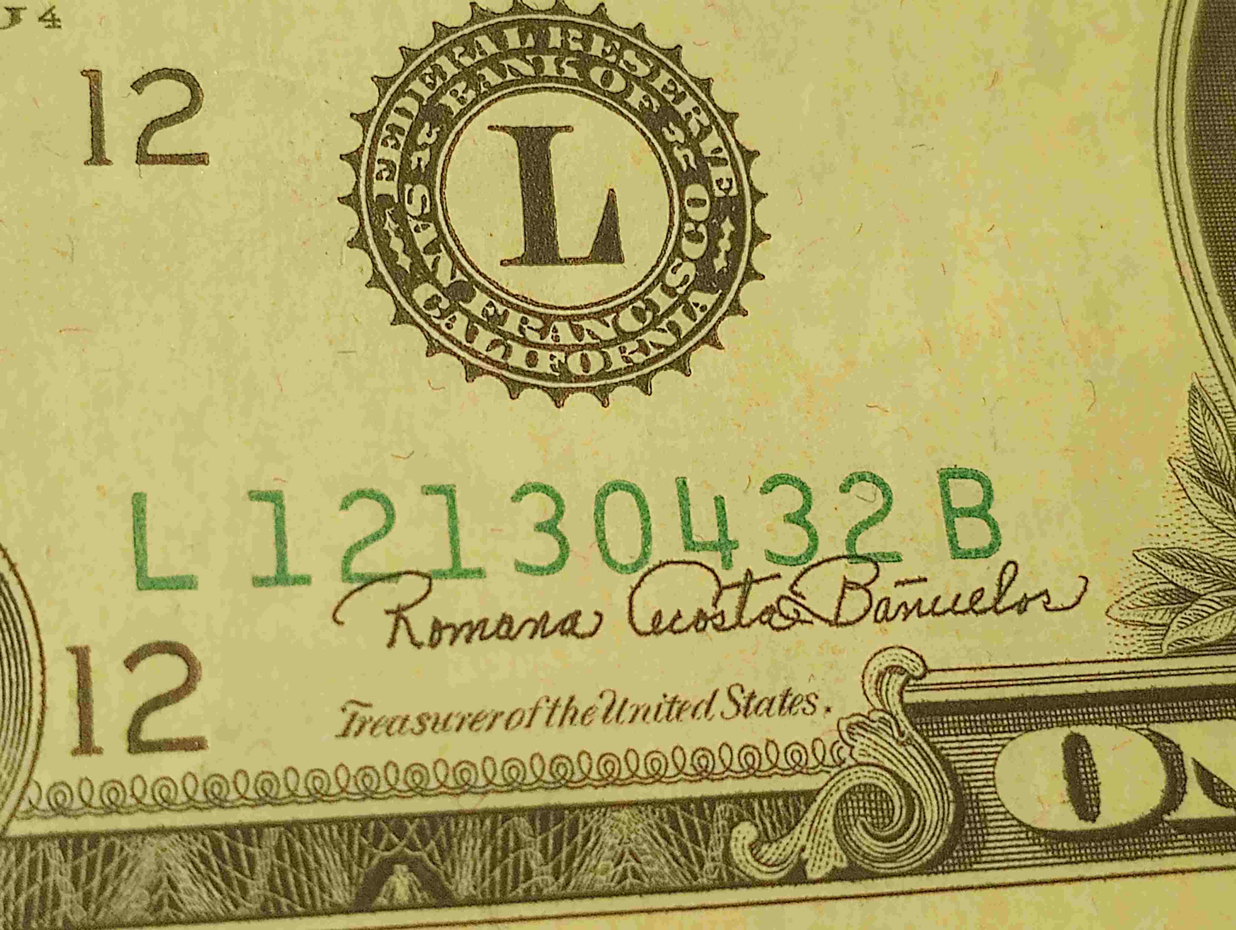1969-D-$1-Bill-With-Major-Miscut-Up-To-Edge.-Misaligned-Printing.-Excellent-Condition,-Like-New.