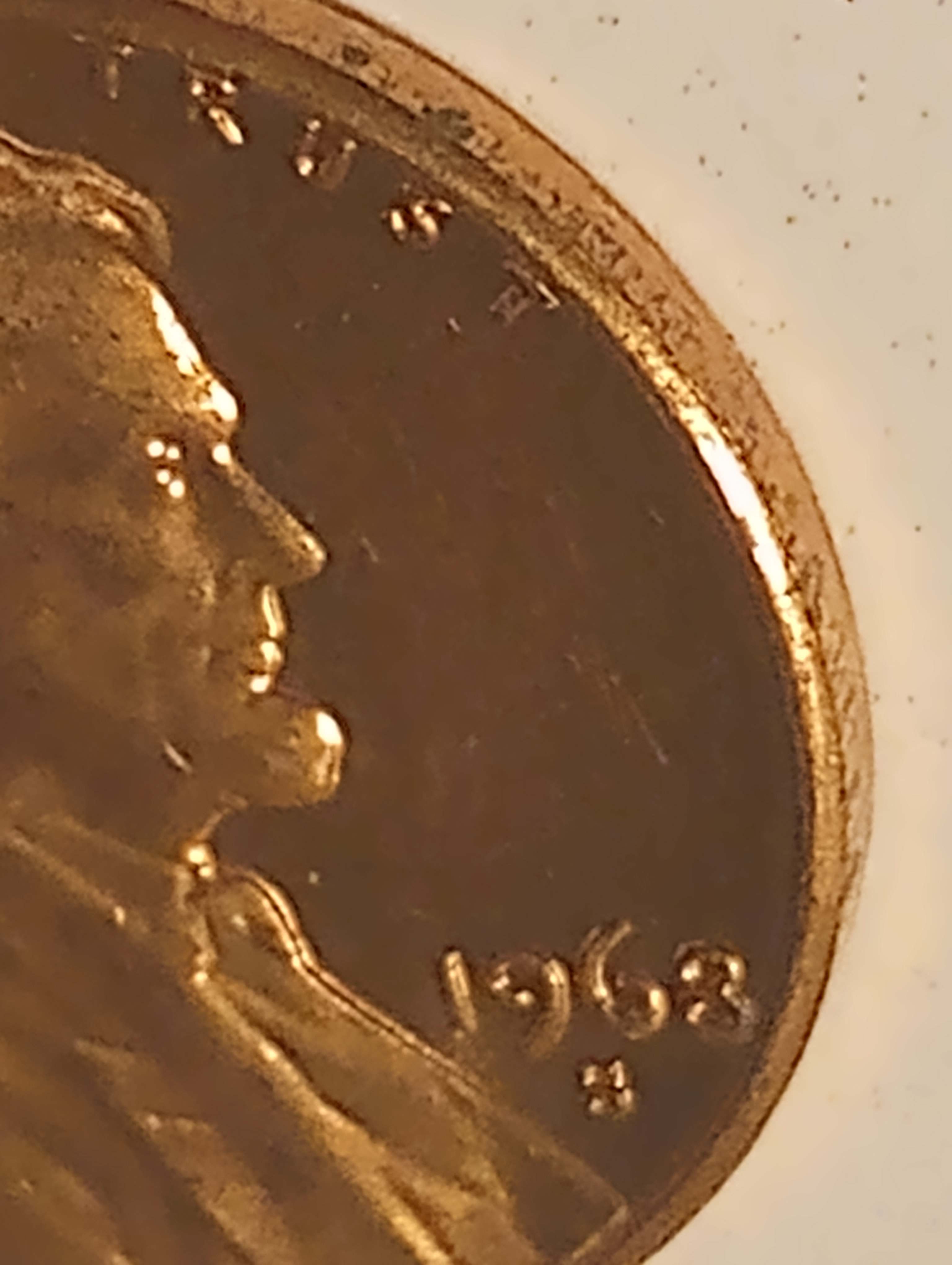 1968-S-Penny/Cent-Maybe-A-Proof?-Satin-Mirror-Surface.-Excellent-Condition.
