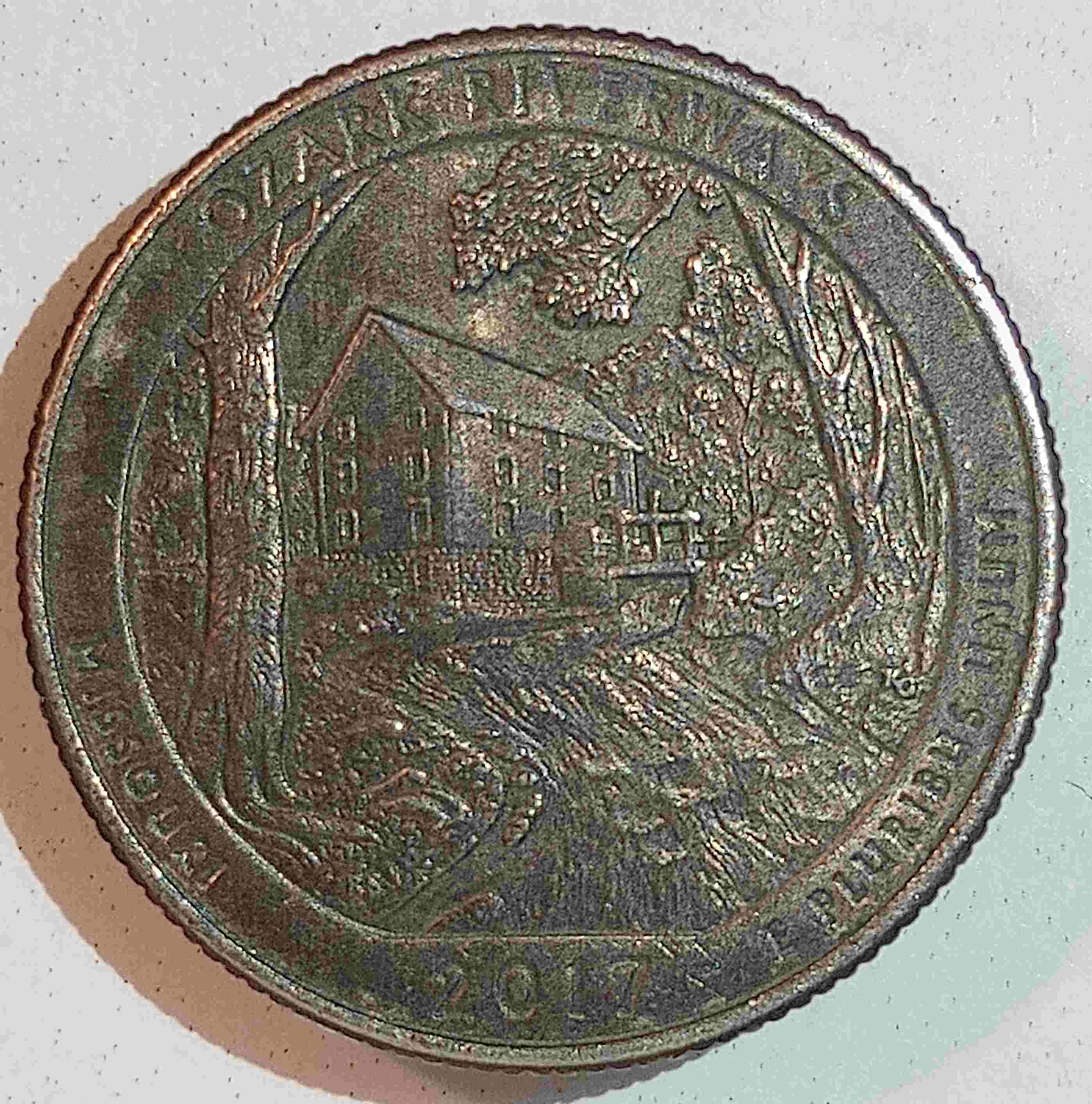 2017-D-Quarter,-Grey-With-Subdued-Shine,-Normal-Edge.-Improperly-Annealed?