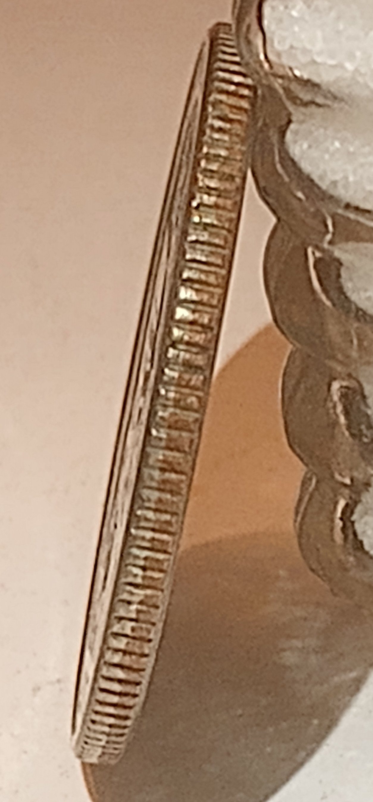 2017-D-Quarter,-Grey-With-Subdued-Shine,-Normal-Edge.-Improperly-Annealed?