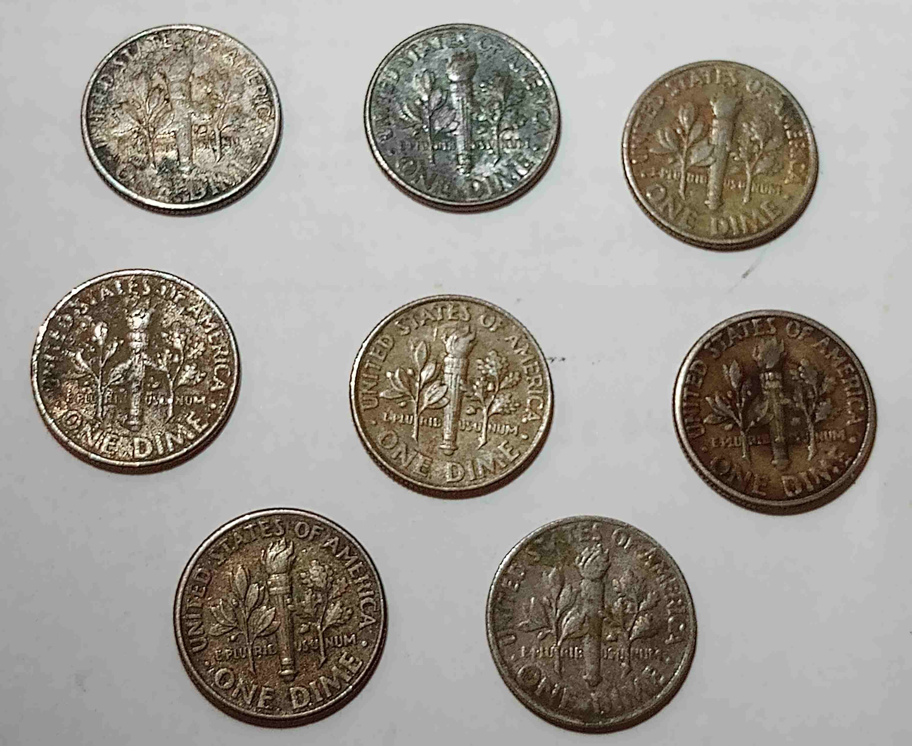 Dime-Collection,-Circulated,-Anything-Here-Special?