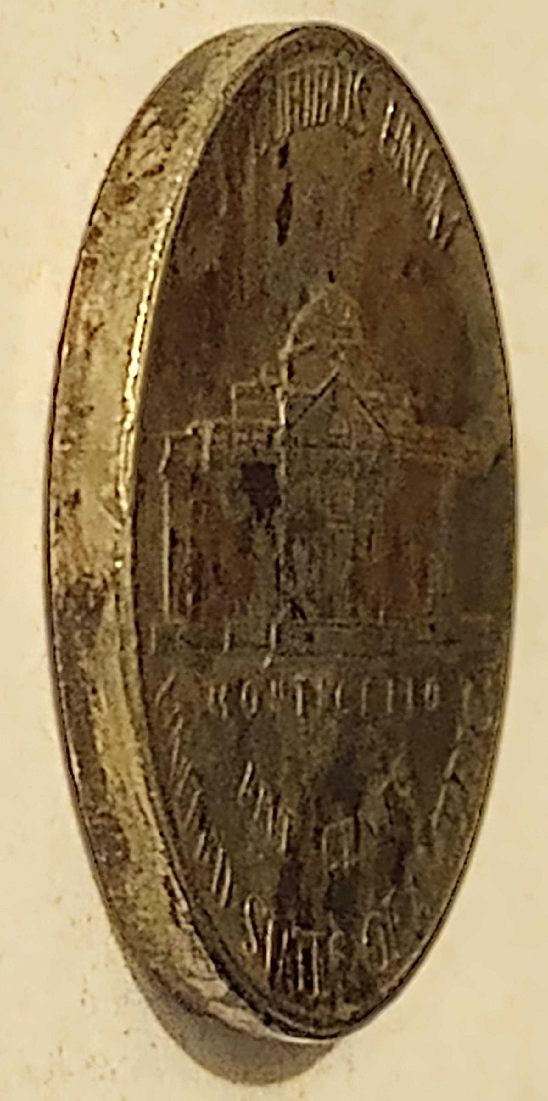 1997-P-Nickel-Improperly-Annealed-Planchet/-Error?-Copper-On-Both-Sides-And-Edges.