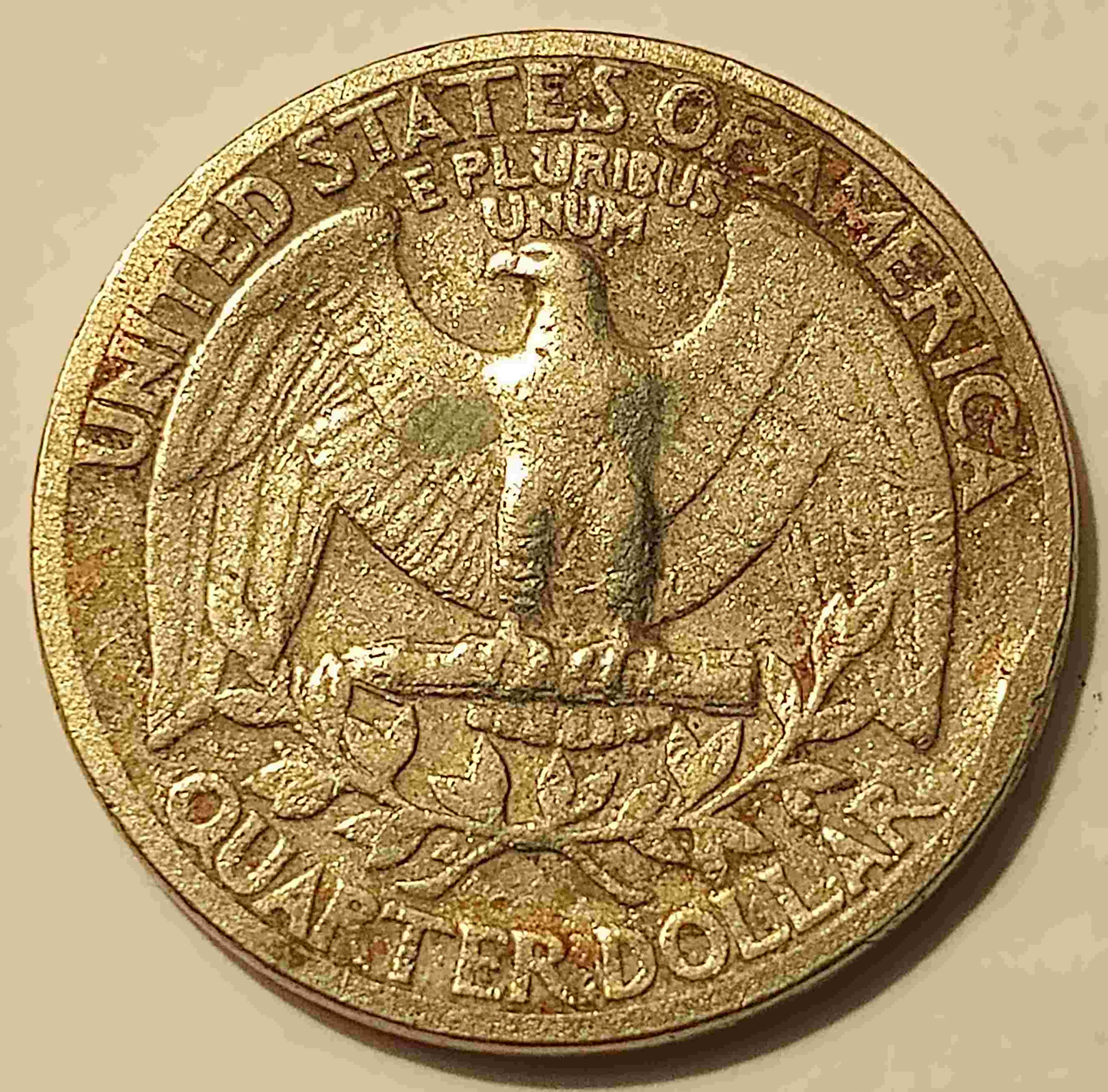 1978-P-Quarter-With-Copper-Showing-On-Surface,-Mint-Error?