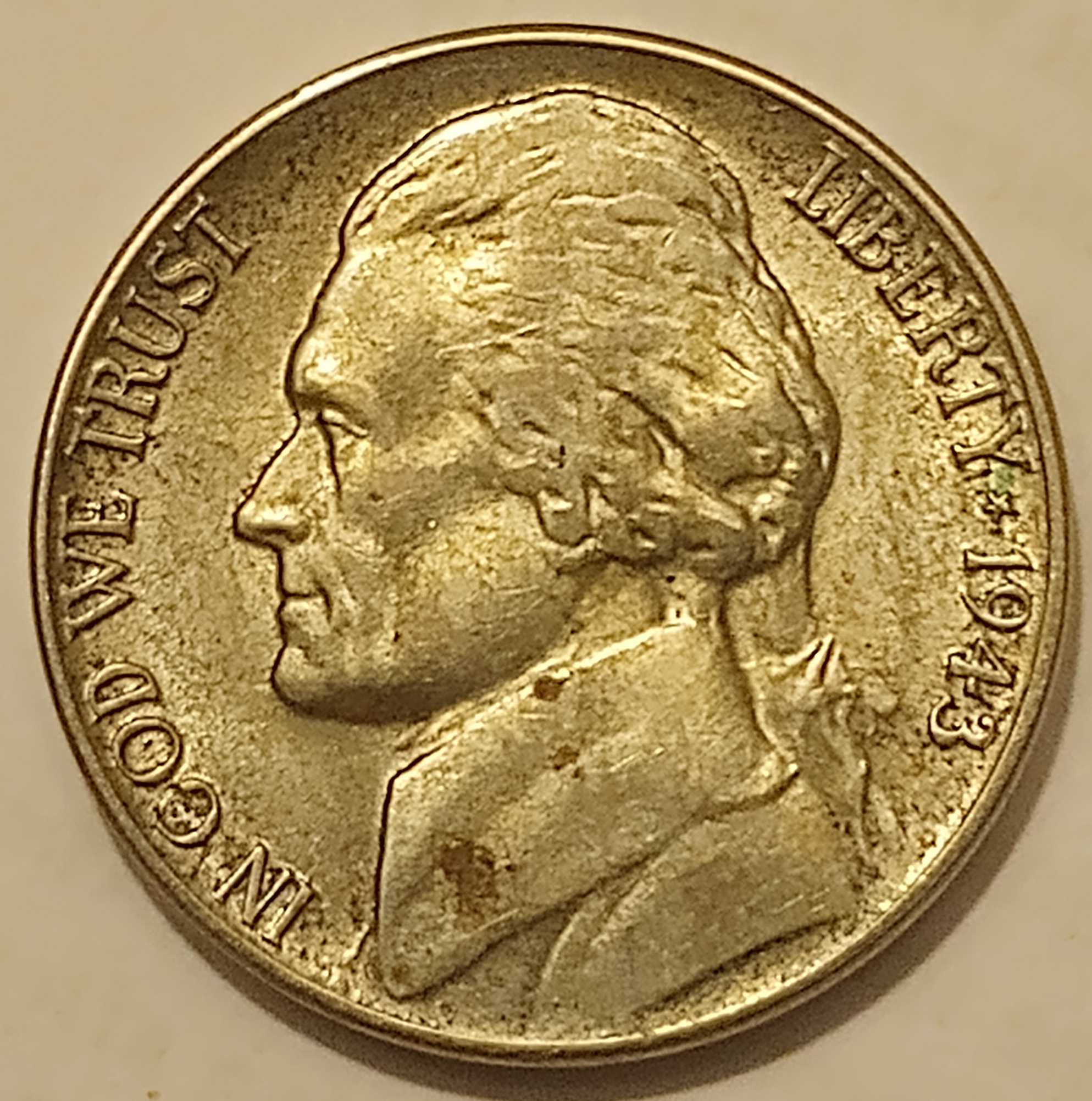 1943-P-Silver-War-Nickel-