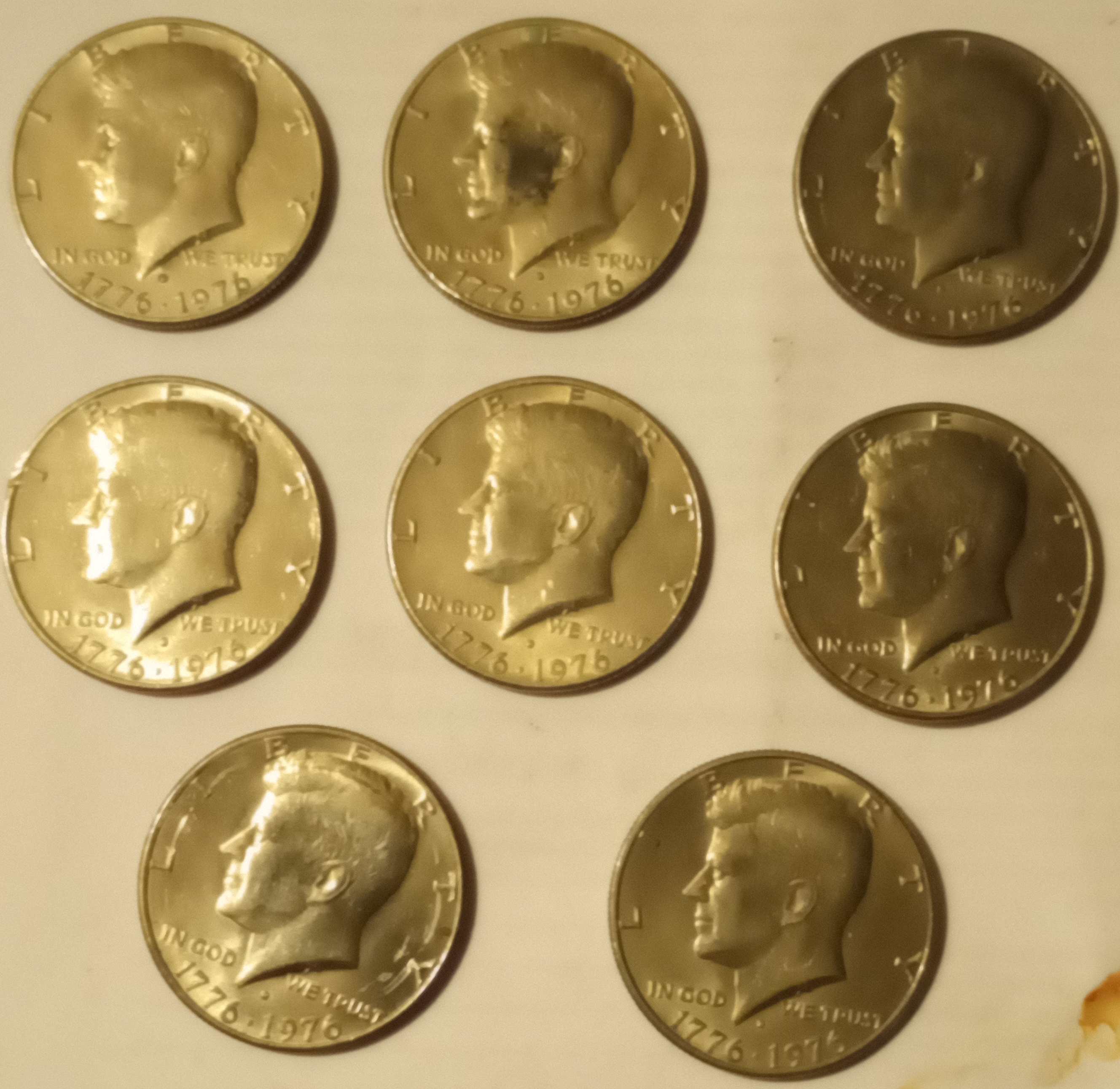 Bicentennial-1776-1976-Half-Dollars-And-Quarters-Collection