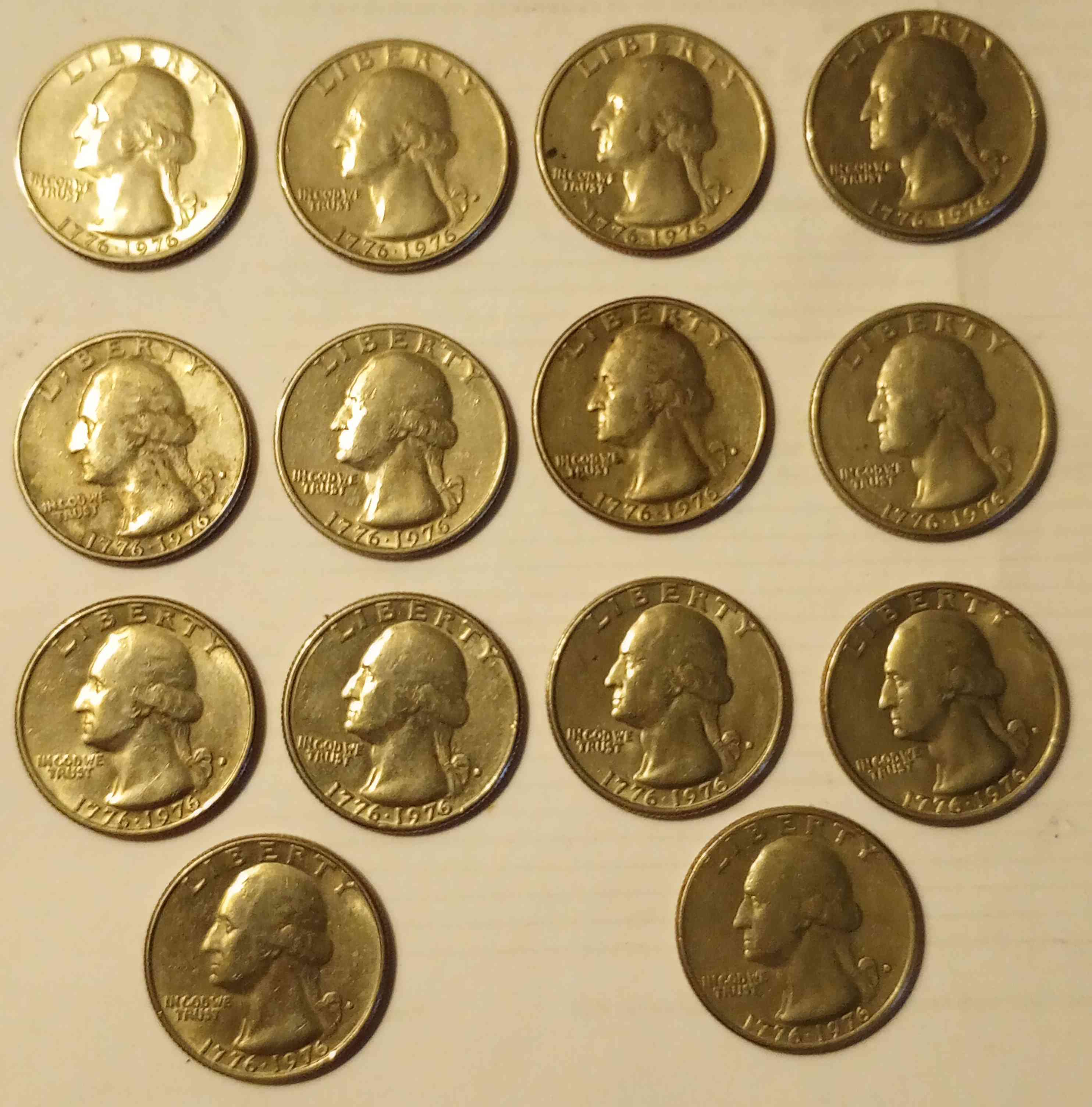 Bicentennial-1776-1976-Half-Dollars-And-Quarters-Collection