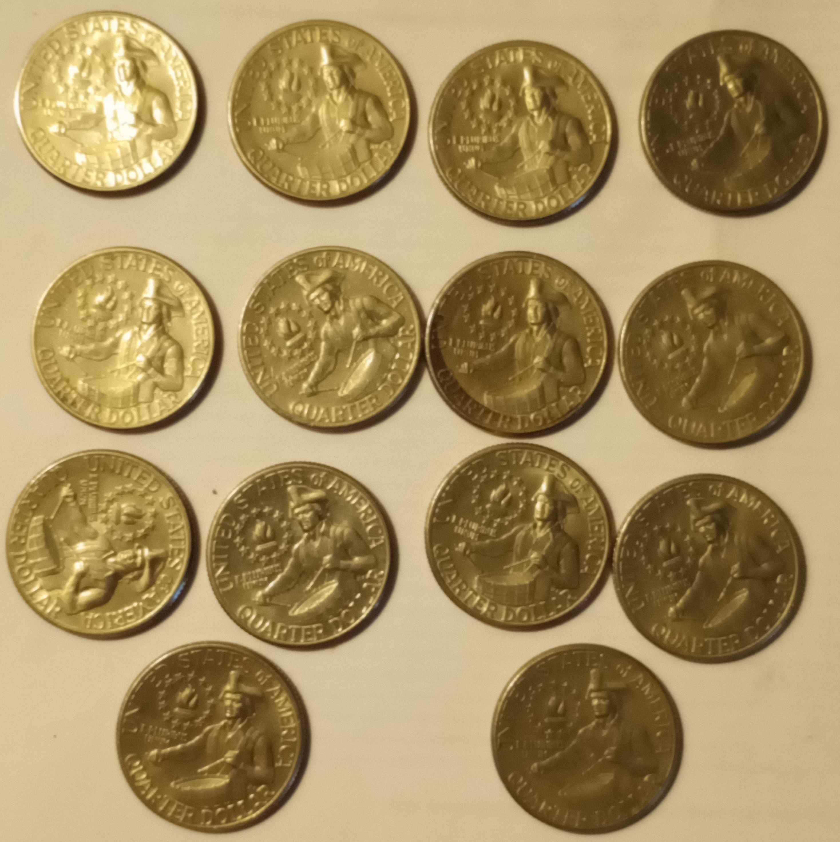 Bicentennial-1776-1976-Half-Dollars-And-Quarters-Collection