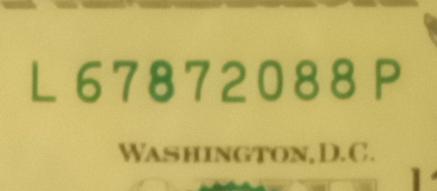 $1-Bill-Overinked-Serial-Number-Digit-