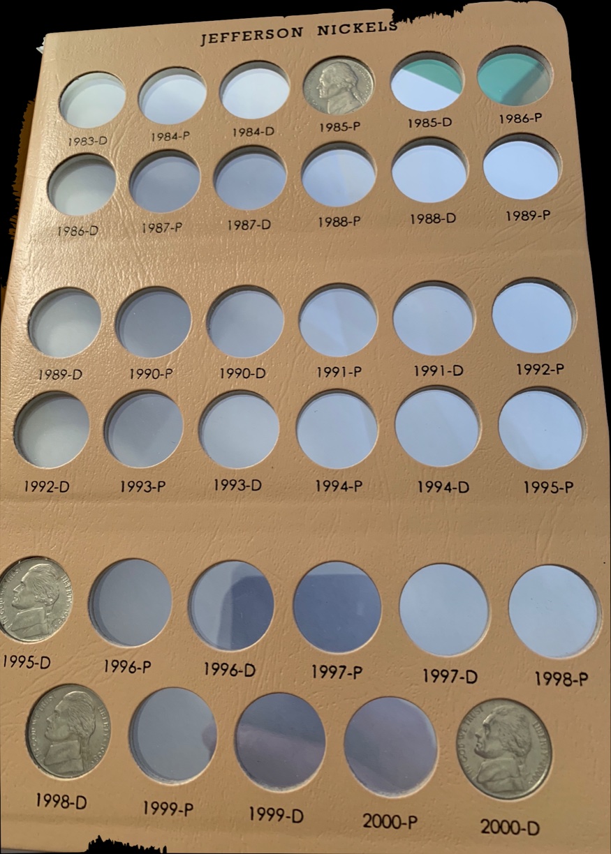 Starting-A-Jefferson-Nickel-Album