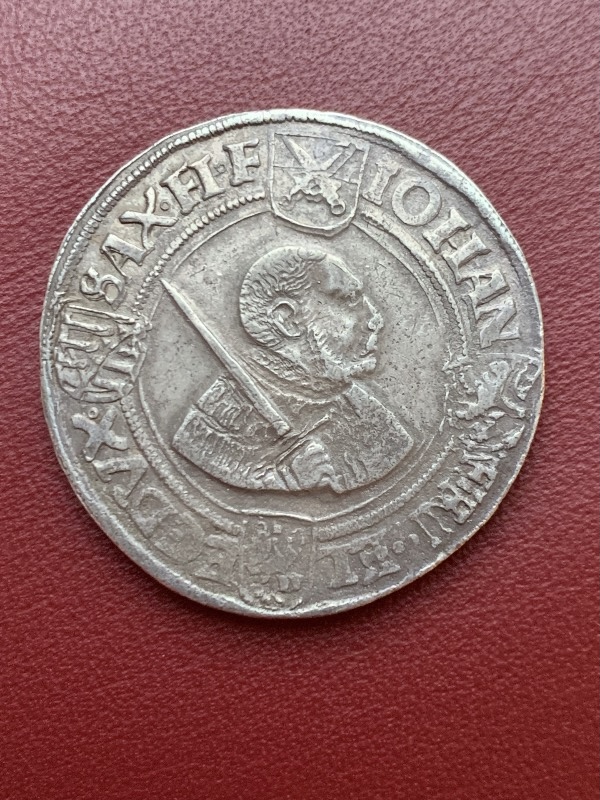 German-Coin-Perhaps?-Id:-16th-Century-Electorate-Of-Saxony/Ernestinian-Line-Thaler