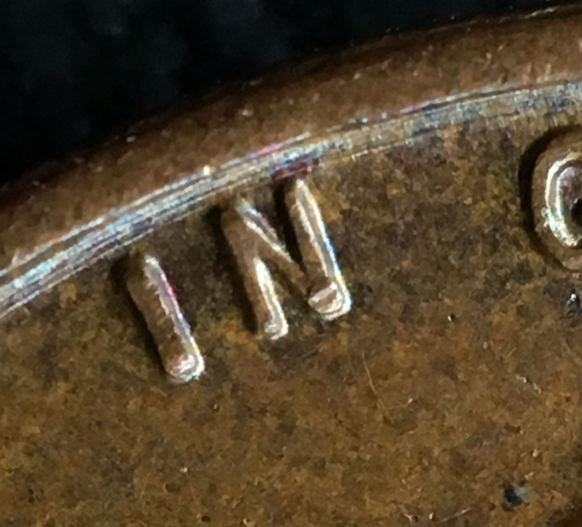 1953-D--Lincoln-Unique-Die-Scratches-On-Obv