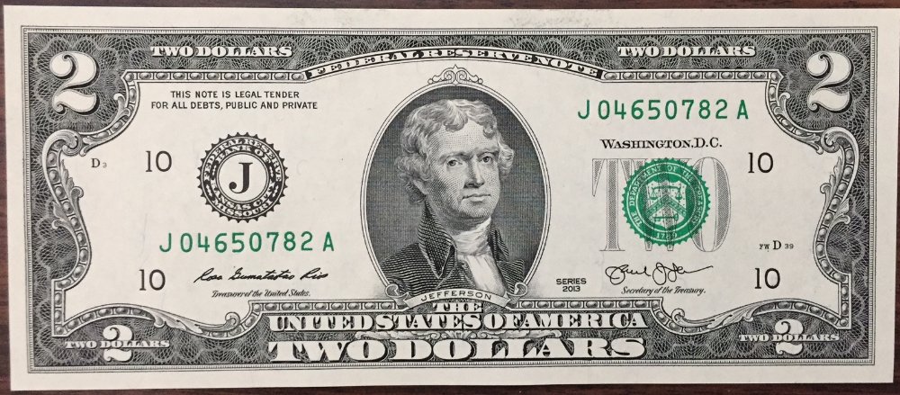 1976-$2-With-Kennedy-Stamp-And-Postmark