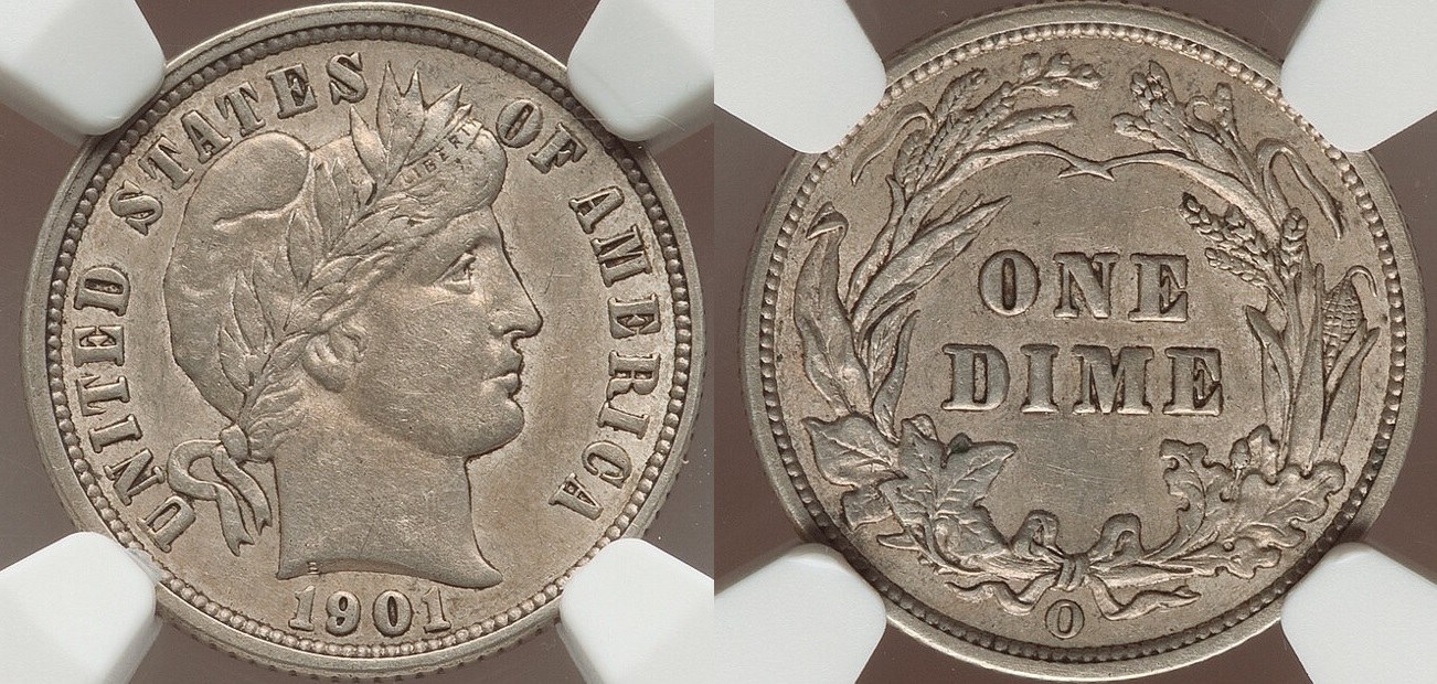 1901-O-Barber-Dime-GTG