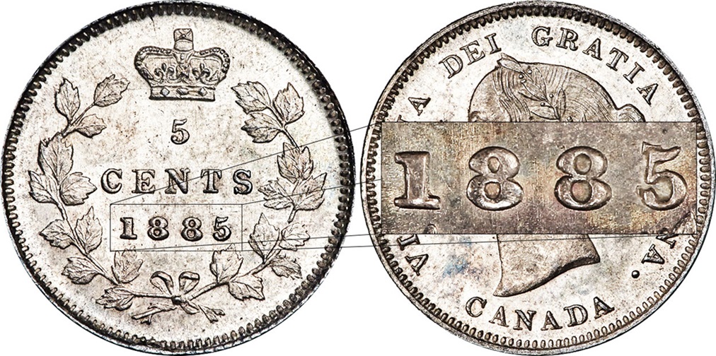 New-1885-5c-Variety-Or-Fake-Coin