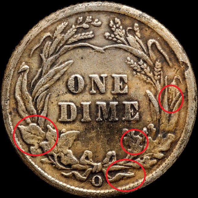 Counterfeit-Detection:-1895-O-Barber-Dime