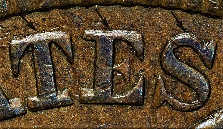 1890-Qdo-001-|-1890-Snow-1---Indian-Head-Cent-Quadrupled-Die-Obverse