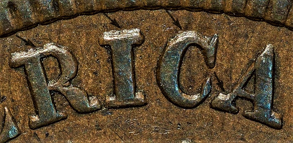 1890-Qdo-001-|-1890-Snow-1---Indian-Head-Cent-Quadrupled-Die-Obverse