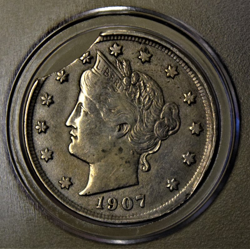 1907-V-Nickel-Curved-Clip-W/Nice-Blakesley-Effect