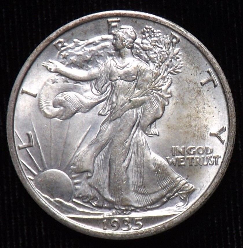 Walking-Liberty-Halves,-Which-Are-Cleaned?--1933-And-1935